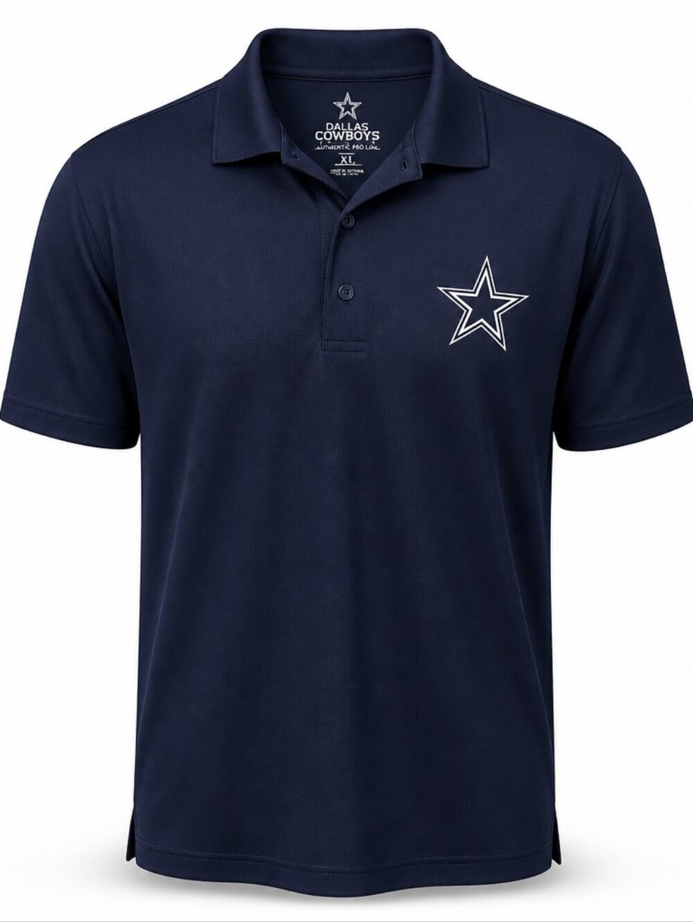 NFL Dallas Cowboys Authentic Navy Polo with Star Logo  Size XL.  #270